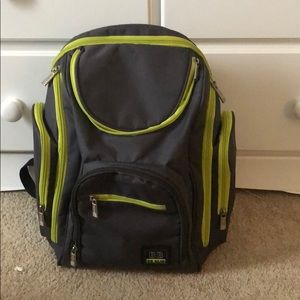 Backpack diaper bag